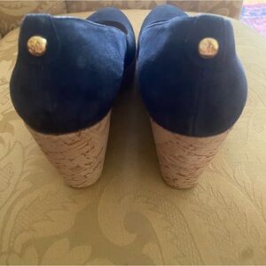 Navy suede Stewart Weitzman